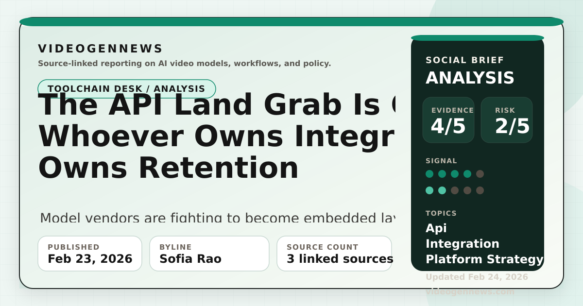Api Land The API Land Grab Is On: Whoever Owns Integration Owns Retention ...